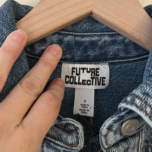 Denim Long Sleeve Dress - Picture 9 of 11